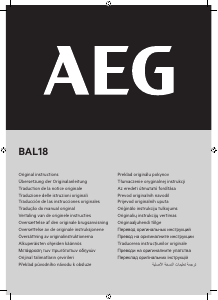 Bedienungsanleitung AEG BAL180 Leuchte