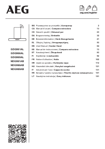 Mode d’emploi AEG NDG969AB Hotte aspirante