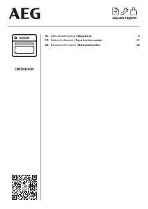 Bedienungsanleitung AEG OM5NK40K Mikrowelle