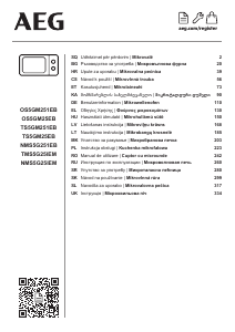 Vadovas AEG OS5GM251EB Mikrobangų krosnelė