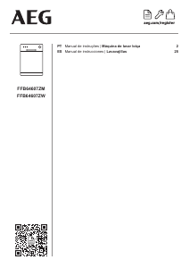 Manual AEG FFB64607ZW Máquina de lavar louça