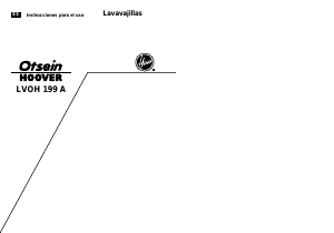 Manual de uso Otsein-Hoover LVOH 199 A Lavavajillas