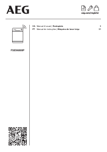 Manual AEG FSE96808P Máquina de lavar louça