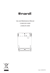 Manuale Nardi LSI6012H Lavastoviglie