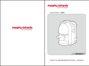 Manual Morphy Richards MR4667 Coffee Machine