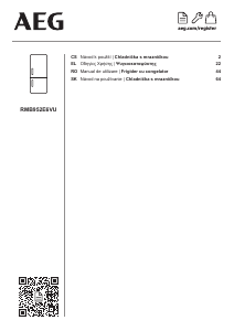 Manuál AEG RMB952E6VU Lednice s mrazákem