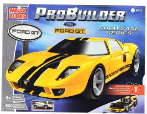 Руководство Mega Bloks set 9710 Probuilder Ford GT