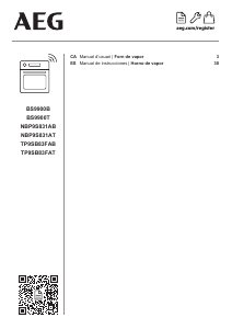 Manual de uso AEG NBP9S831AB Horno
