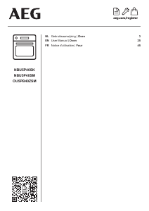 Mode d’emploi AEG NBU5P40SK Four