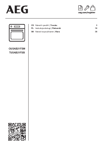 Instrukcja AEG TU5AB21FSB Piekarnik