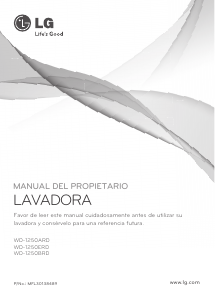 Manual de uso LG WD-1250ARD Lavadora