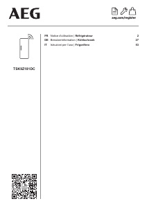 Bedienungsanleitung AEG TK9ZS181DC Kühlschrank