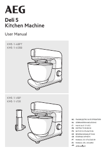 Manuale AEG KM5-1-4BPT Deli 5 Impastatrice planetaria