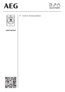 Käyttöohje AEG LWR744PX6P Kuivaava pesukone