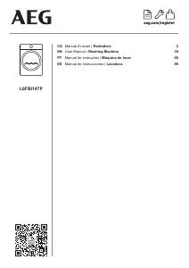 Handleiding AEG L6FBI147P Wasmachine