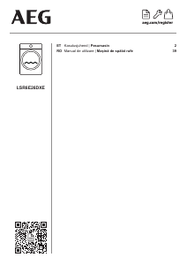 Manual AEG LSR6E26DXE Mașină de spălat