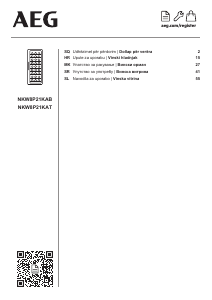 Прирачник AEG NKW8P21KAT Ладилник за вино