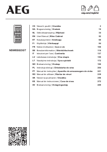 Manual AEG NSW8S823GT Cave de vinho