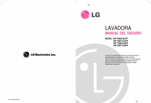 Manual de uso LG WF-T5001TP Lavadora