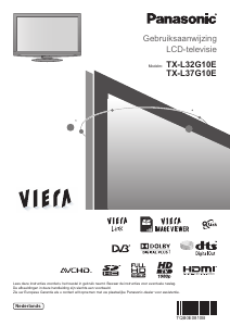 Handleiding Panasonic TX-L32G10E Viera LCD televisie