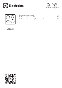 Manual de uso Electrolux LIT6346M Placa