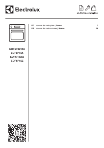 Manual Electrolux EOF6P46VX0 Forno
