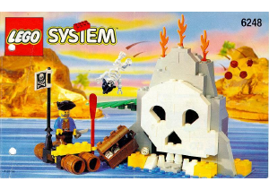 Manual de uso Lego set 6248 Pirates Isla de volcanes