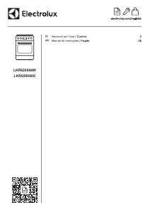 Manual Electrolux LKR620066W Fogão