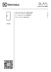 Mode d’emploi Electrolux TC135 Réfrigérateur