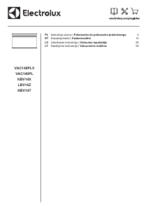 Instrukcja Electrolux KBV14T Pakowarka próżniowa