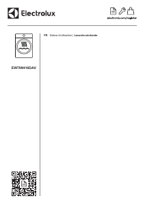 Mode d’emploi Electrolux EW7IW416DAV Lave-linge séchant