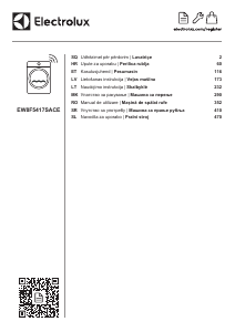 Rokasgrāmata Electrolux EW8F5417SACE Veļas mašīna