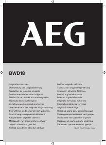 Manual AEG BWD180 Vacuum Cleaner