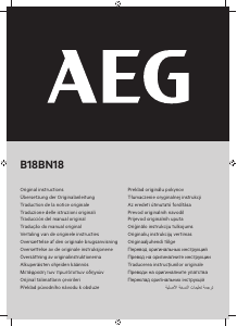 Käyttöohje AEG B18BN180 Naulain