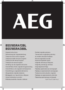 Brugsanvisning AEG BSS18SRA12BL0 Slagnøgle
