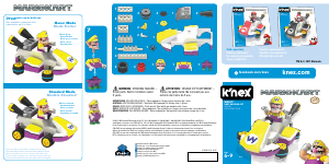 Manual K'nex set 38230 Mario Kart Go-kart de Wario