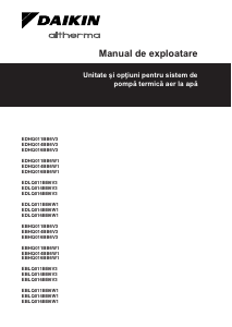 Manual Daikin EDLQ014BB6V3 Pompa de caldura