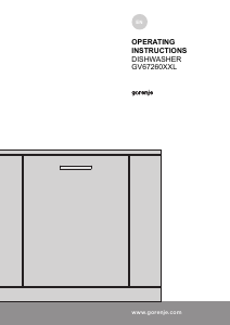Handleiding Gorenje GV67260XXL Vaatwasser