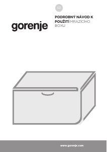 Manuál Gorenje FH19EAW Mraznička