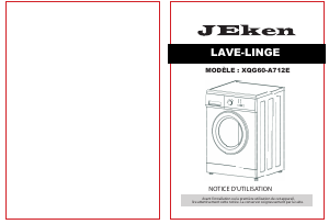 Mode d’emploi Jeken XQG60-A712E Lave-linge