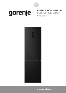Manual Gorenje NRK620AABXL4 Fridge-Freezer