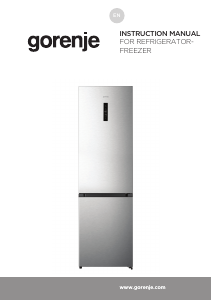 Manual Gorenje NRK620AAXL4 Fridge-Freezer