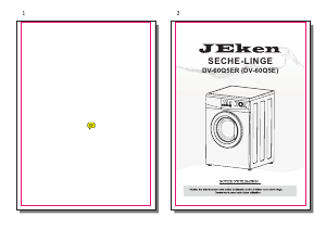 Mode d’emploi Jeken DV-60Q5ER Sèche-linge