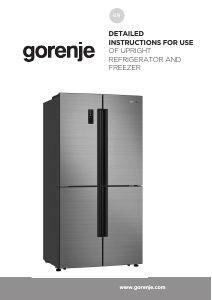 Manual Gorenje NRM9181UX Fridge-Freezer