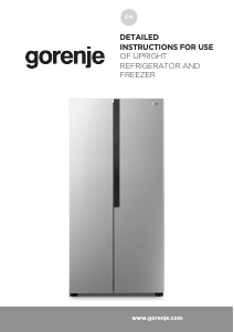 Manual Gorenje NRS8182KX Fridge-Freezer