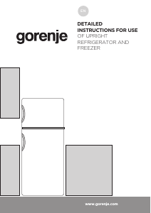 Manual Gorenje RF3121ANW Fridge-Freezer