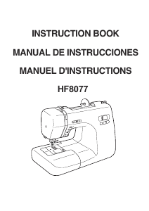 Manual de uso Janome 8077 Máquina de coser