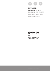 Handleiding Gorenje ECS648ST Kookplaat