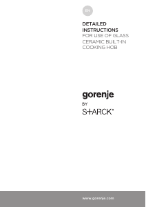 Manual Gorenje ECS693ST Hob