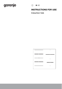 Manual Gorenje IT321BCSC Hob